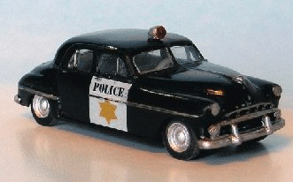 1951 Dodge Coronet Plice Car - Sylvan Scale Models - V075